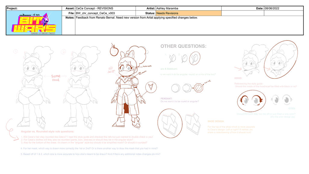 Character Design Notes