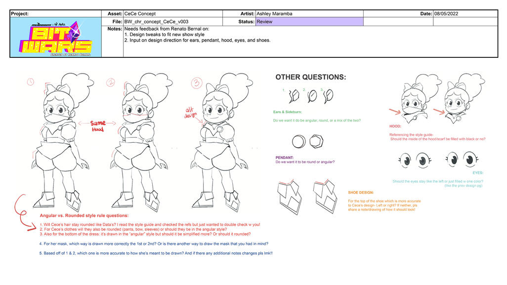 Character Design Review